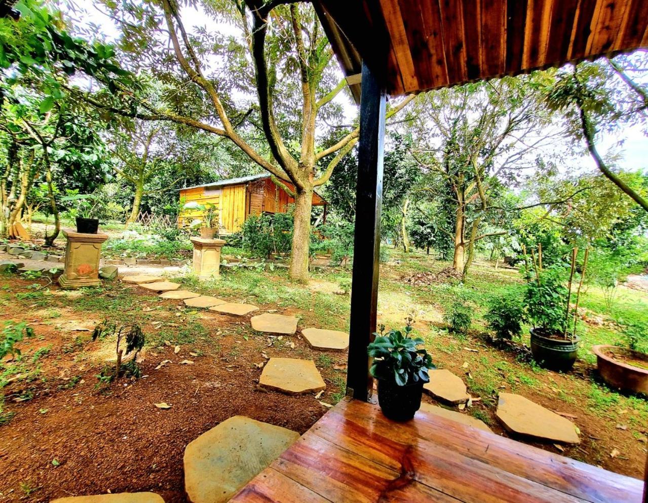 Homestay Vuon Trai Cay Nhiet Doi Vo Uu Garden Bao Loc Bagian luar foto