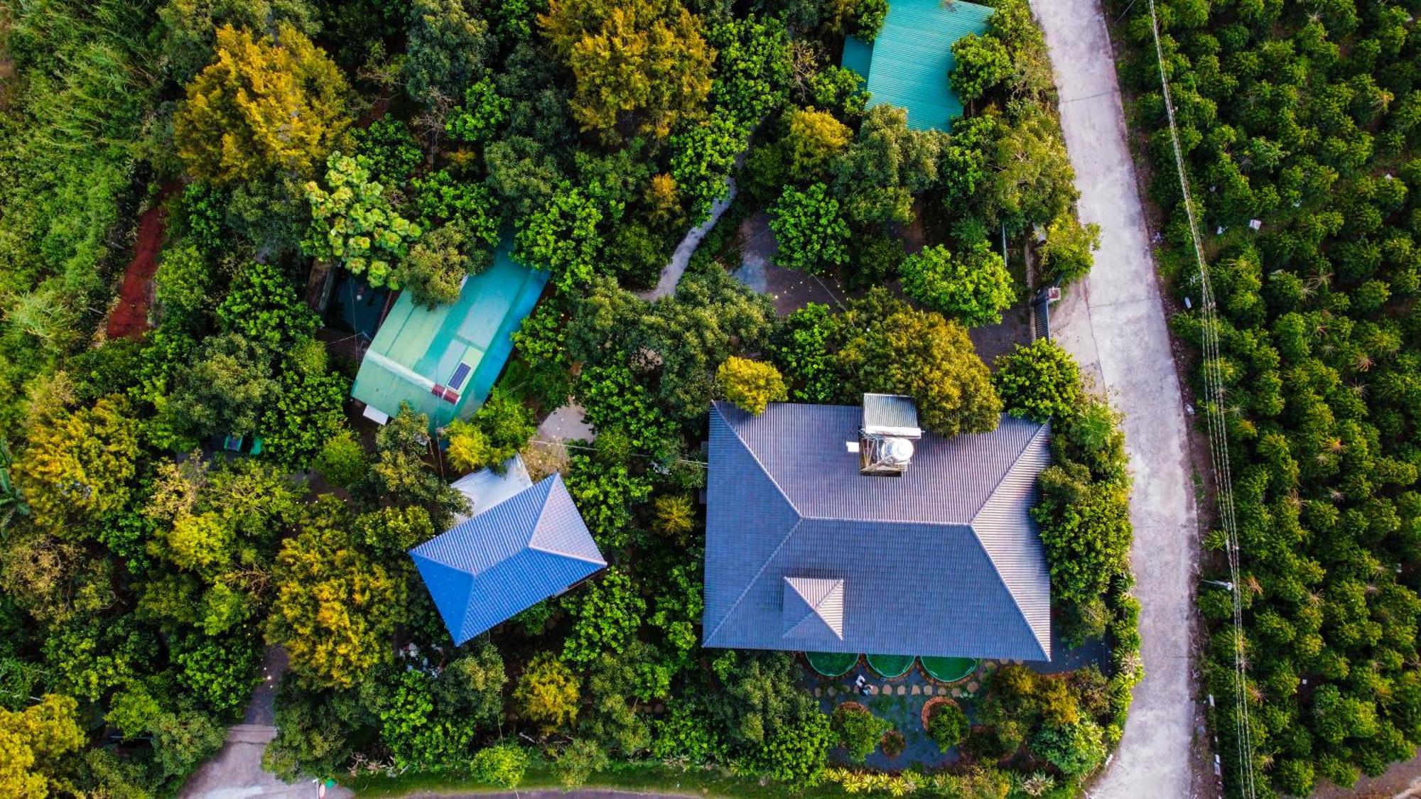 Homestay Vuon Trai Cay Nhiet Doi Vo Uu Garden Bao Loc Bagian luar foto